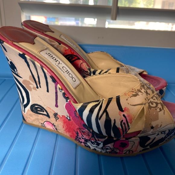 Jimmy Choo Wedge Shoes size 40 - Picture 3 of 10